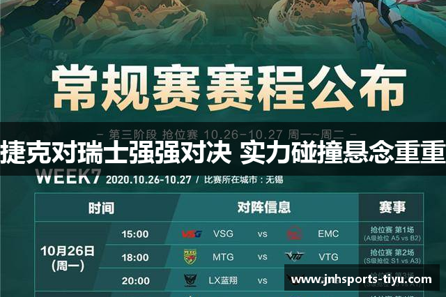 捷克对瑞士强强对决 实力碰撞悬念重重
